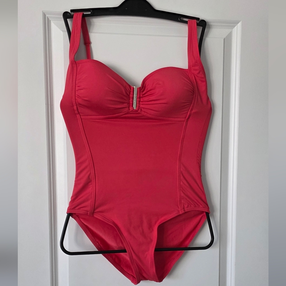 Calvin Klein pink one piece Swimsuit